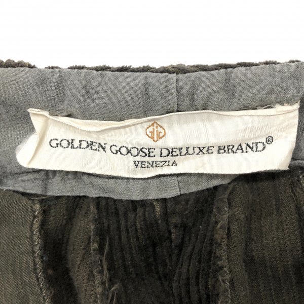 GOLDEN GOOSE DELUXE BRAND ゴールデングース デラックスブランド / ボタンフライ コーデュロイ リペア加工 パンツ ブラウン M_画像7