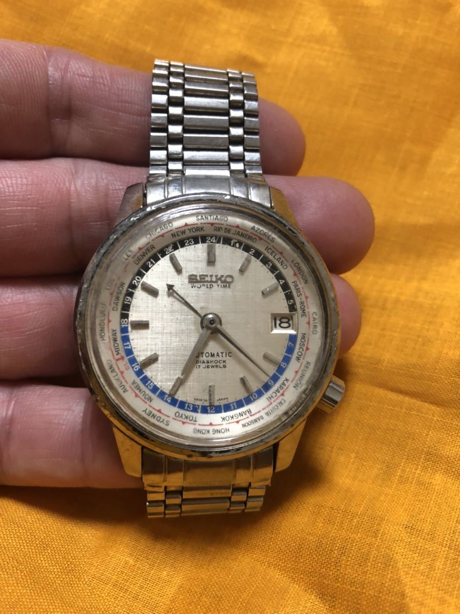 ヤフオク! - ☆SEIKO セイコー ワールドタイム 6217-7000...