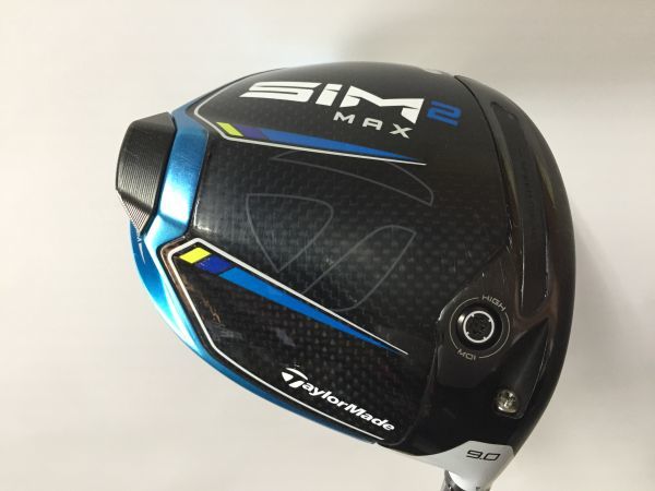テーラーメイド SIM2 MAX ドライバー 9.0度 TENSEI BLUE TM50 '21 フレックスS (ヘッドカバー無し)