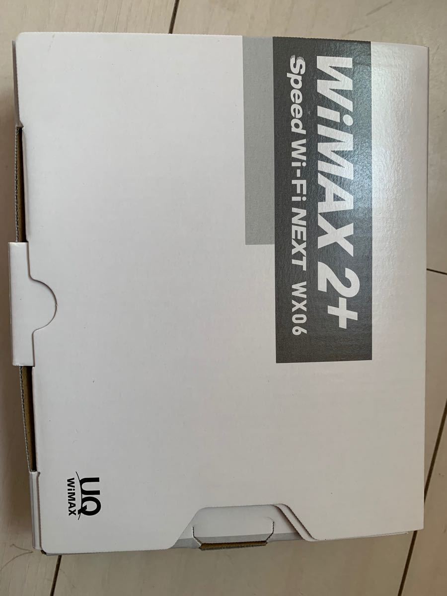 Speed Wi-Fi NEXT WX06UQ WiMAX WHITE 超美品
