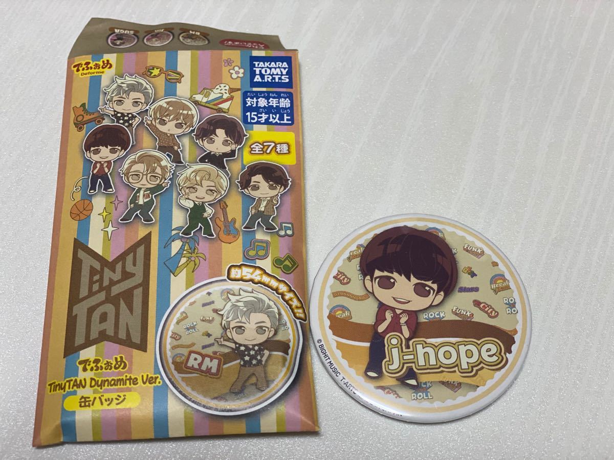 TinyTAN j-hope 3点セット キャンディ缶 アクスタ 缶バッジ(バラ売り可能)