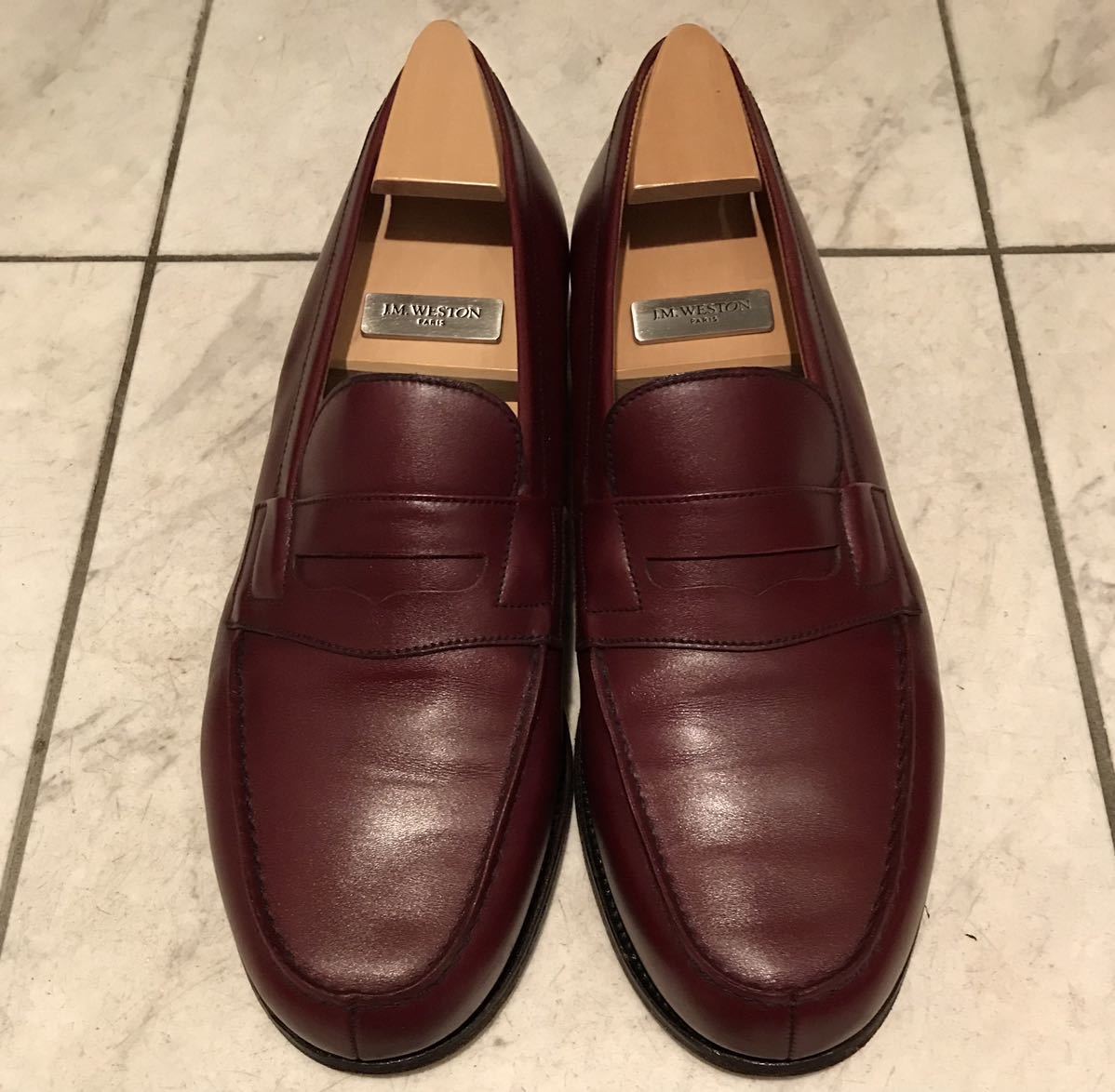 J.M. WESTON Signature Loafer 180 バーガンディ-