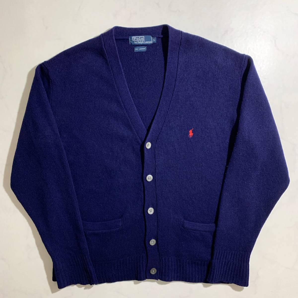 メーカー再生品】 ラルフローレン Ralph Lauren 正規品 ウール100 品質が 美品 RALPH LAUREN ラルフローレン ウール ニット セーター XS ニット/セーター