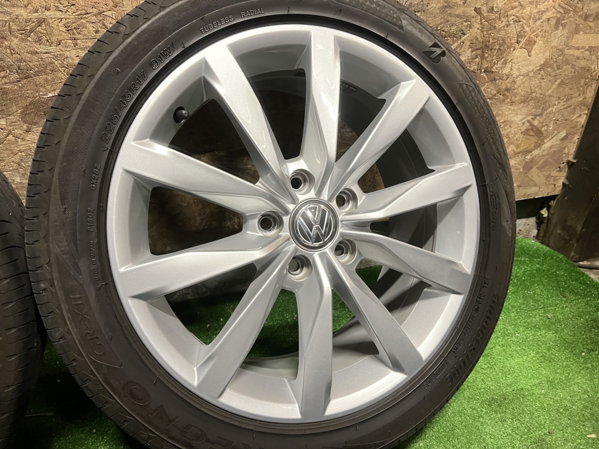 VWフォルクスワーゲン ゴルフ7純正ホイール タイヤ4本セット 美品