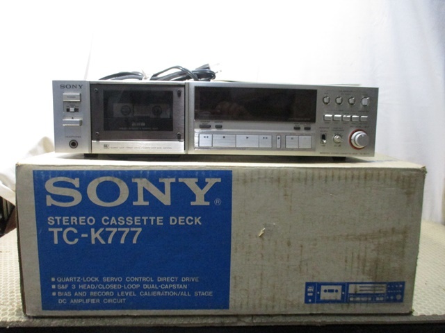 オーバーのアイテム取扱☆ SONY TC-K777ES ステレオカセットデッキ