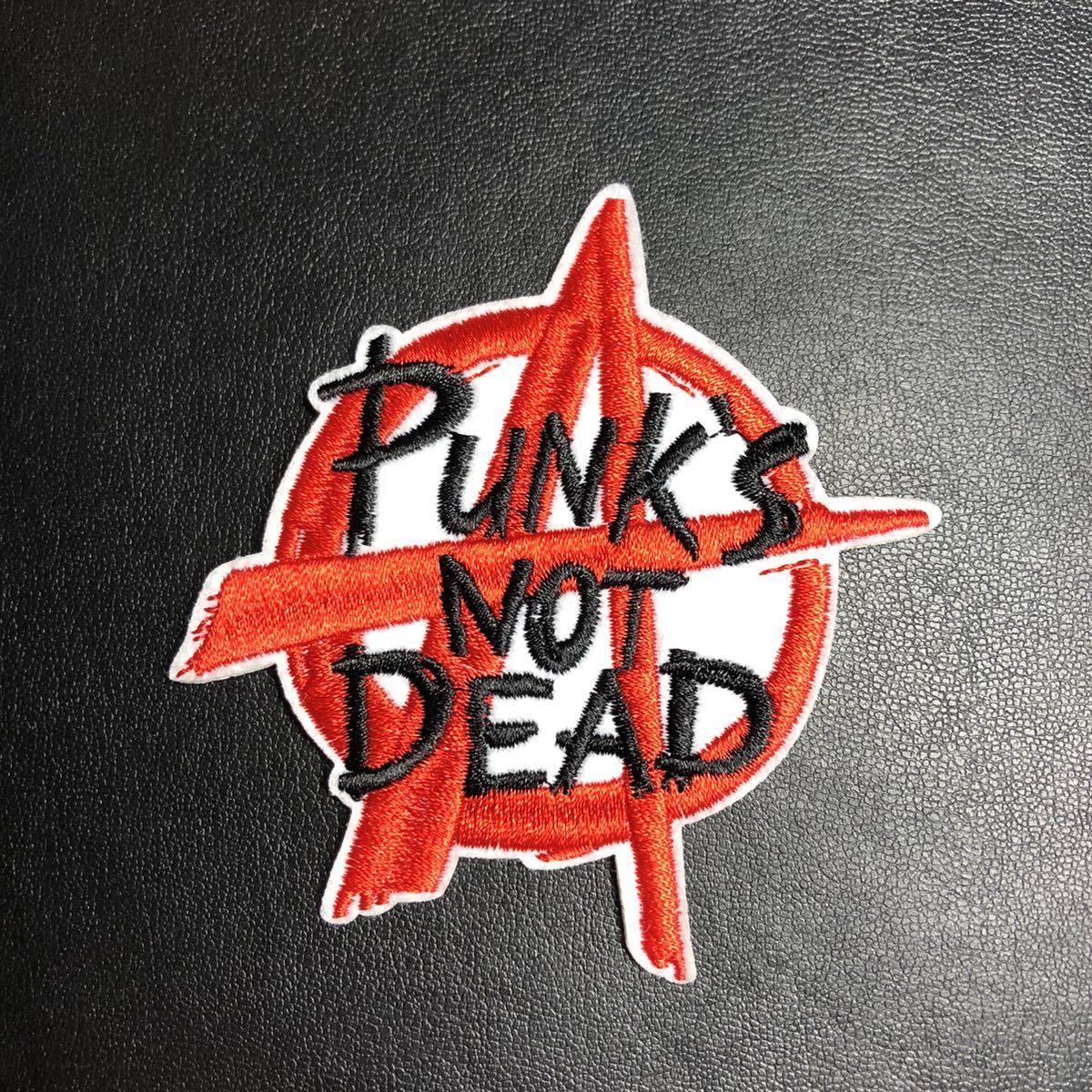 【ワッペン】アナーキー A パンク Punk's not dead ドキュメンタリー 映画 反骨精神メンズ ジーンズ ジャケット アイロン アップリケ