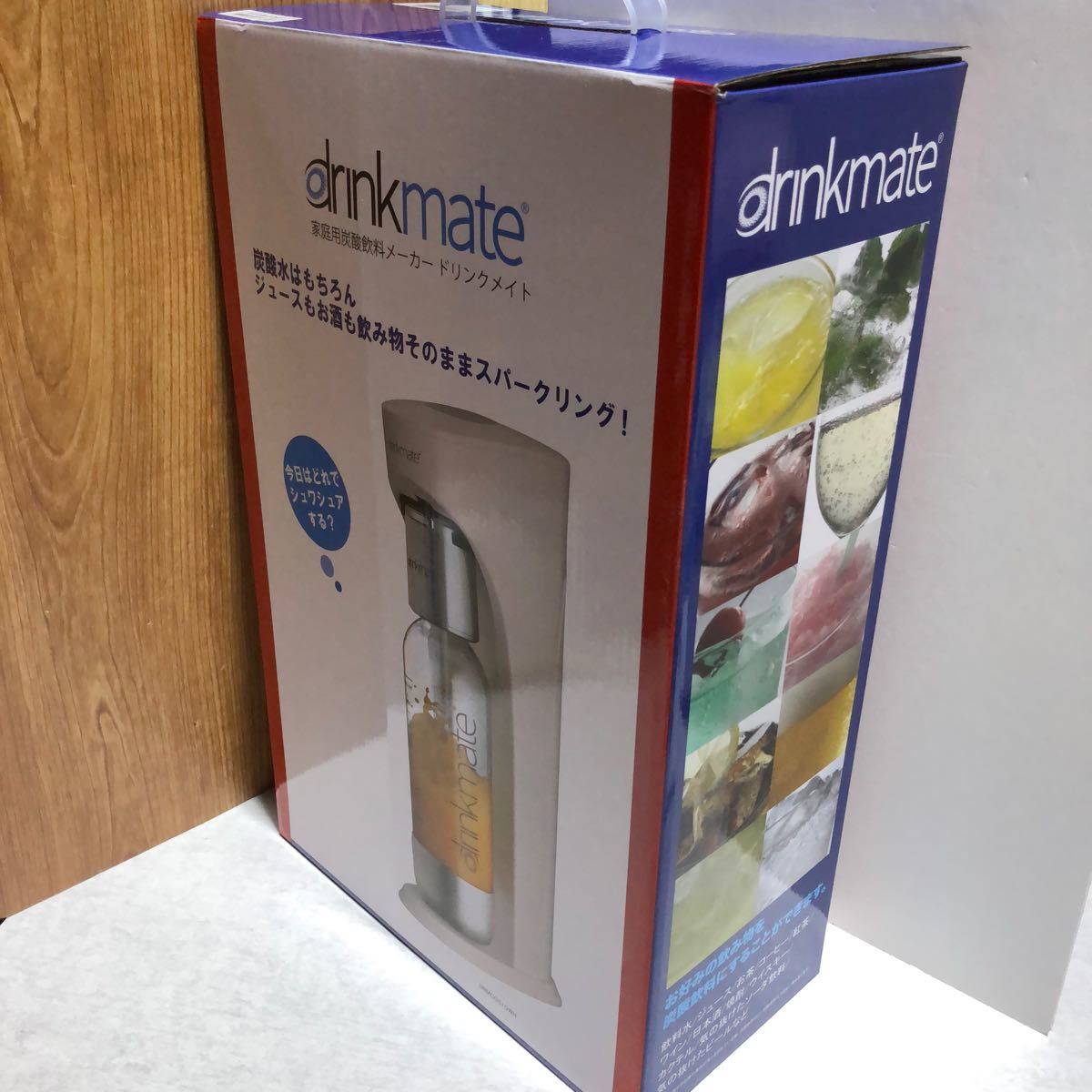 ドリンクメイト スターターキット 家庭用炭酸飲料メーカー 新品未開封