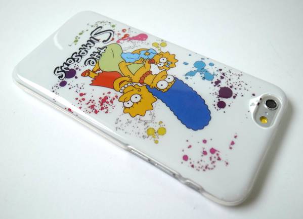 最終特価 ワンコイン 500円 SALE シンプソンズ ファミリー iPhone6/6s ケース TPU ケース マージ マギー リサ_画像2