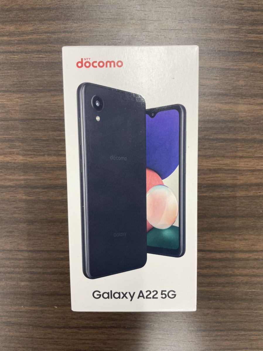 インカメラ SC-56B Galaxy A22 5G ブラック SIMフリー 本体 ドコモ