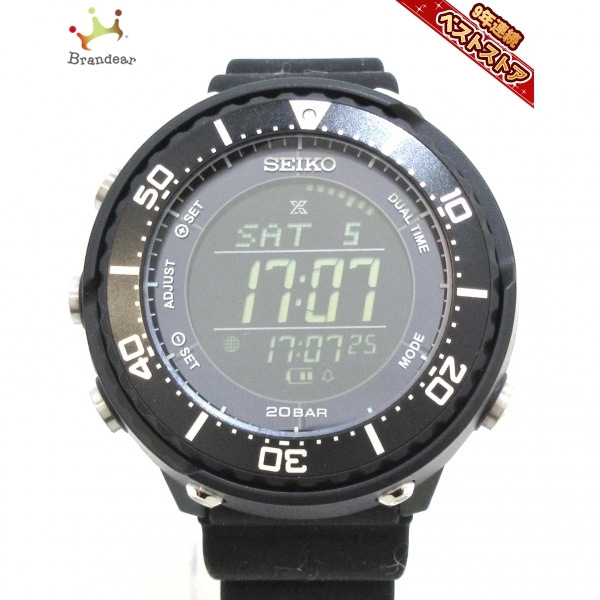 【通販 人気】 SEIKO(セイコー) 腕時計■美品 プロスペックス フィールドマスター S802-00A0 メンズ 黒 プロスペックス