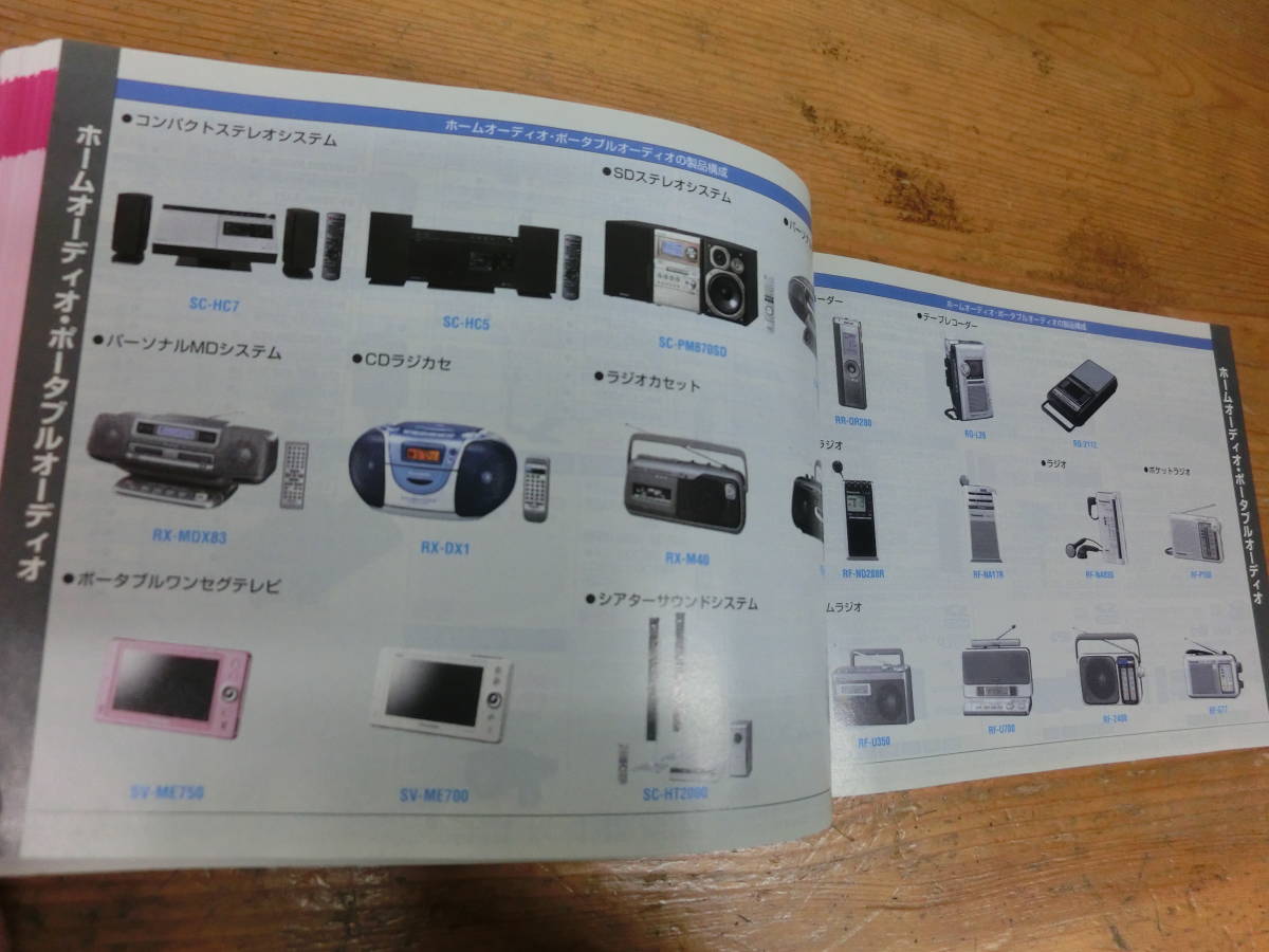 ① Panasonic 2009年 春 セールスマン専用 カタログ 電化製品 ナショナル 松下電器 当時物 商品 テレビ ラジオ ラジカセ_画像8