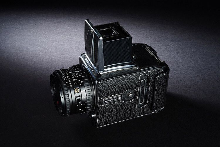 本革 新品 定番キャンバス カメラケース 選択 ハッセルブラッド 500cm用 Hasselblad