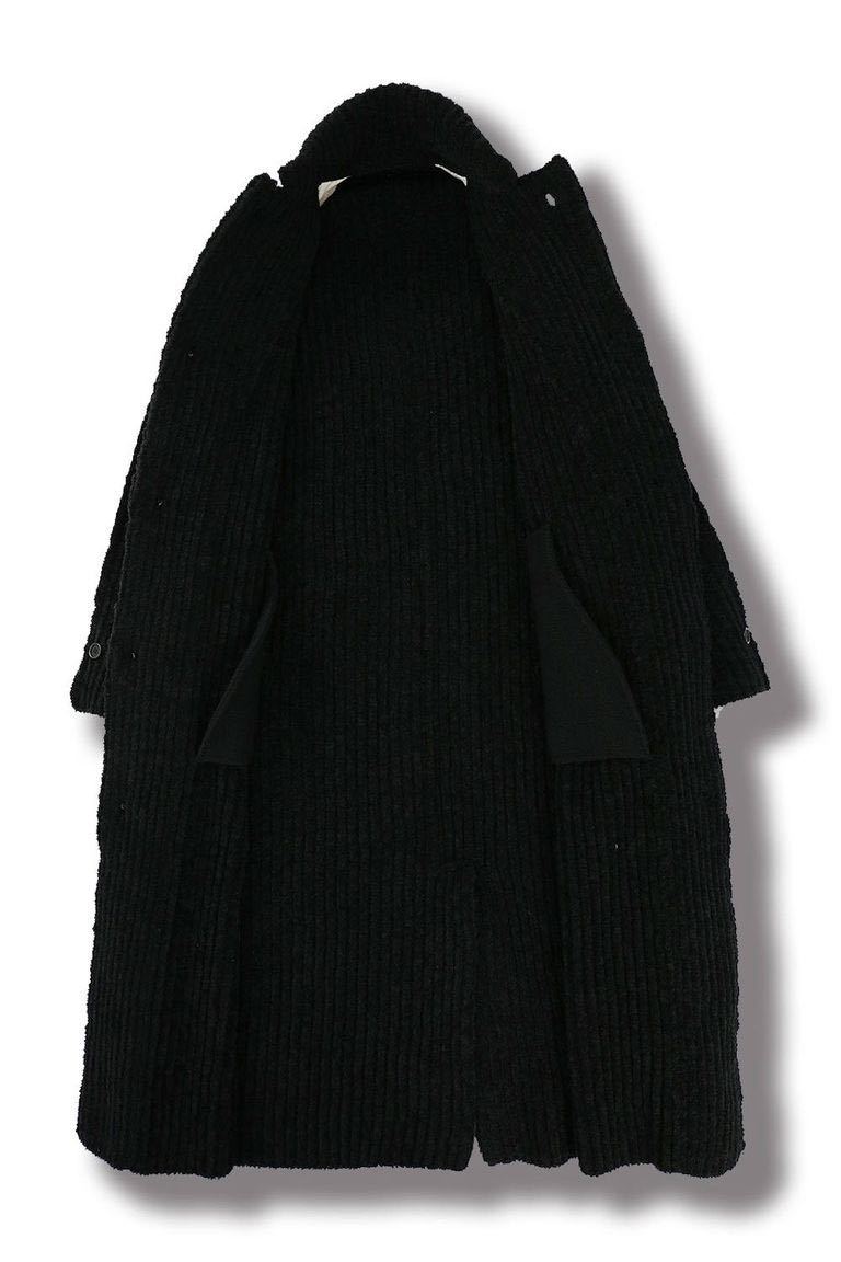 YOHJI YAMAMOTO POUR HOMME молдинг длинное пальто 3 вязаный пальто Yohji Yamamoto 2018ss