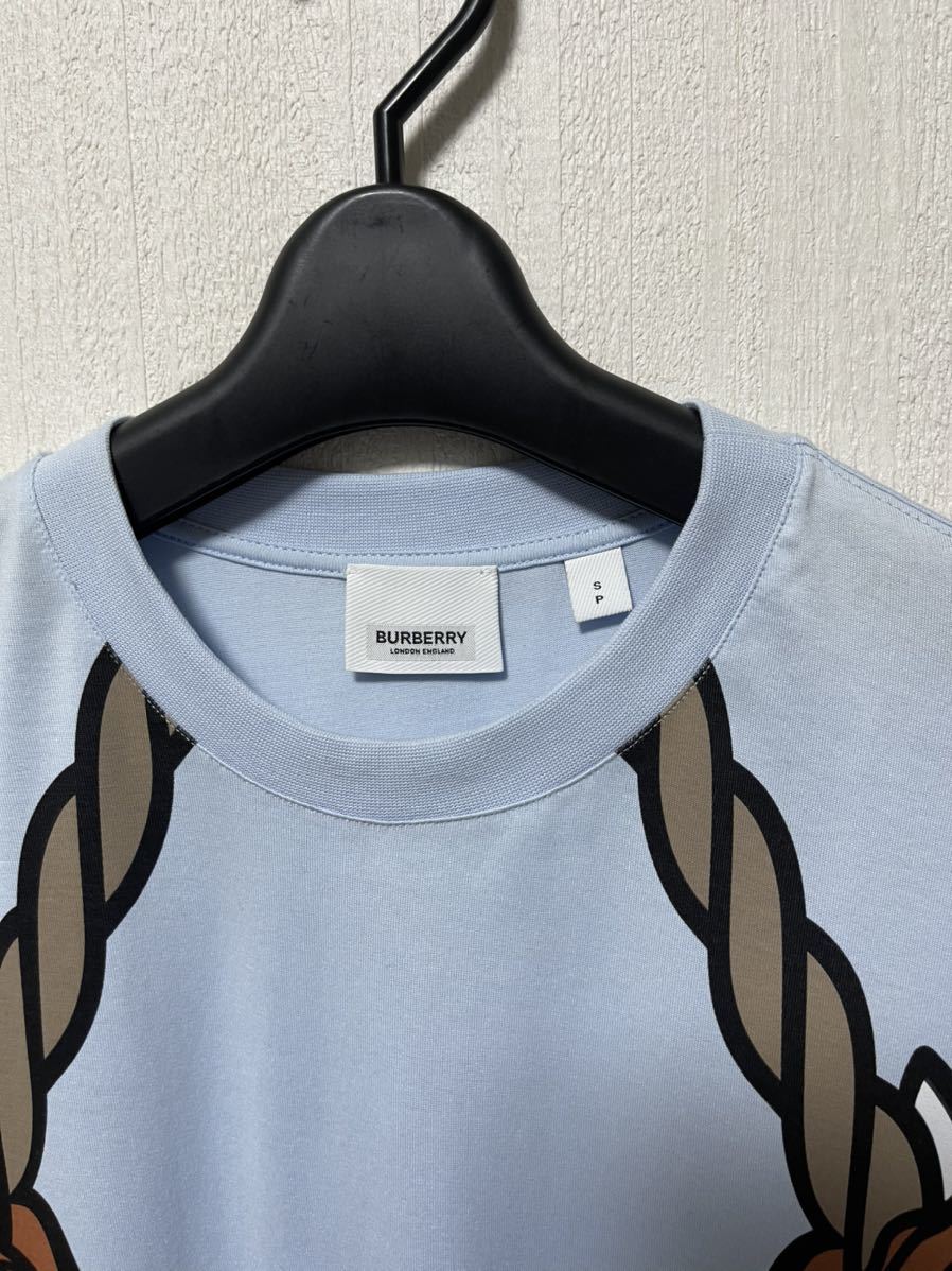 BURBERRY バーバリー 馬プリント半袖Tシャツ オーバーサイズ男女 BURBERRY バーバリー 馬プリント半袖Tシャツ オーバーサイズ男女