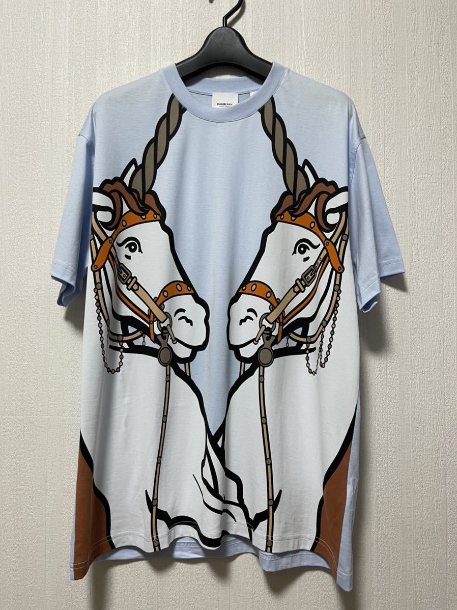 バーバリー burberry tee tシャツ horse 馬-