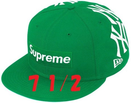 Supreme New York Yankees Box Logo New Era Green 7-1/2 緑 Supreme New York Yankees Box Logo New Era Green 7-1/2 緑
