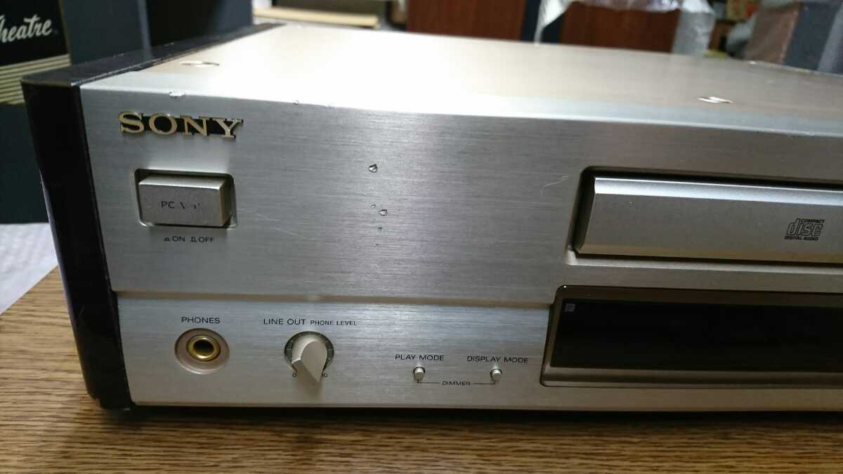 SONYCDプレイヤーCDP777ESA点検音だし確認済みです SONYCDプレイヤーCDP777ESA点検音だし確認済みです