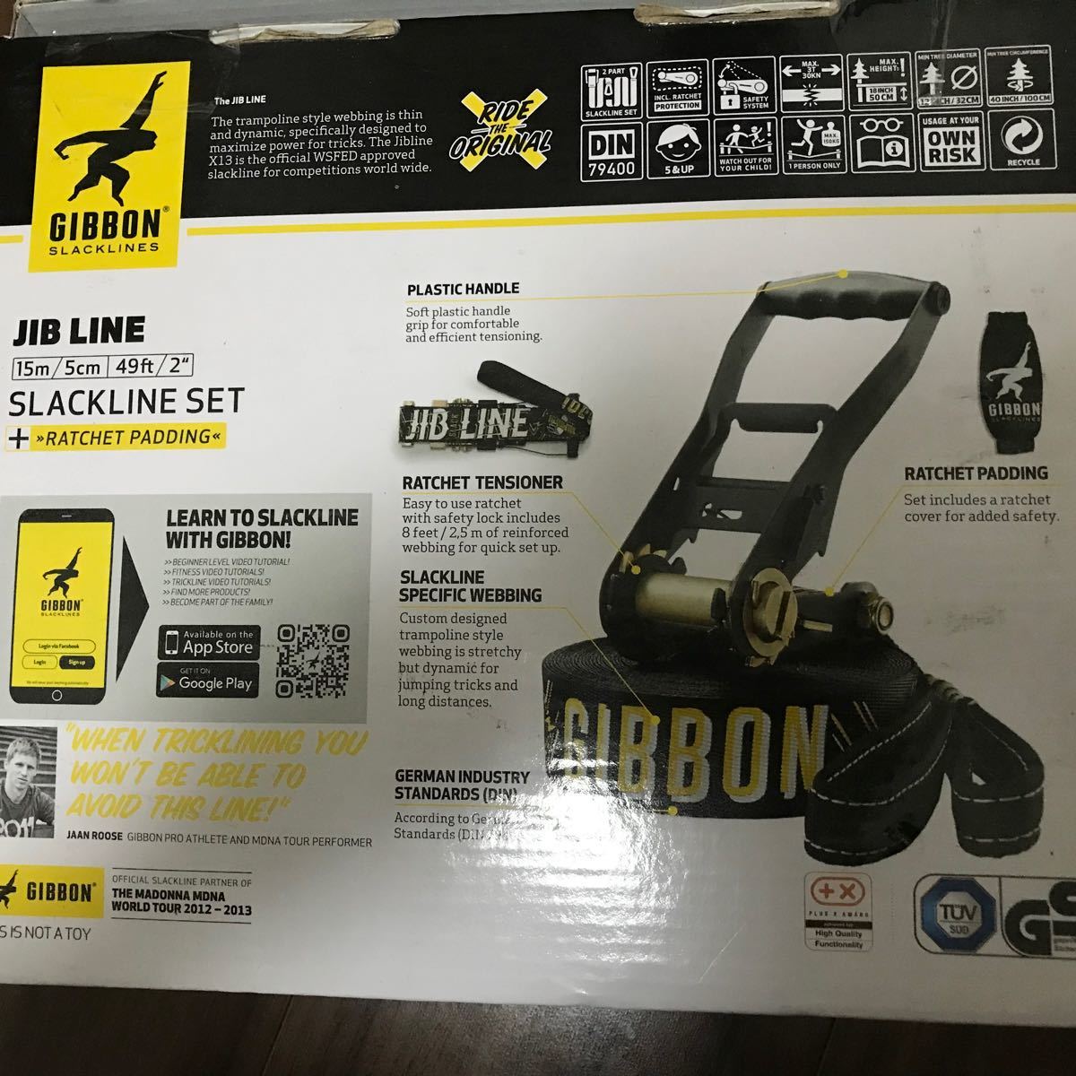 新品未使用 ギボン GIBBON スラックライン 15m www.vms.kpdata.gov.pk