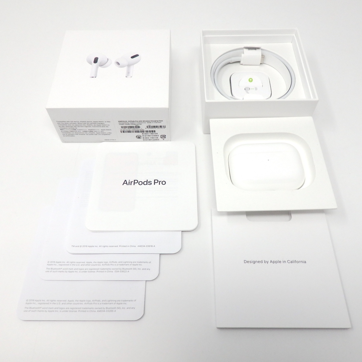 買得 【美品】Apple AirPods ワイヤレス充電ケース付き プロ エアーポッズ (MWP22J/A) Case Charging  Wireless with Pro - その他 - labelians.fr