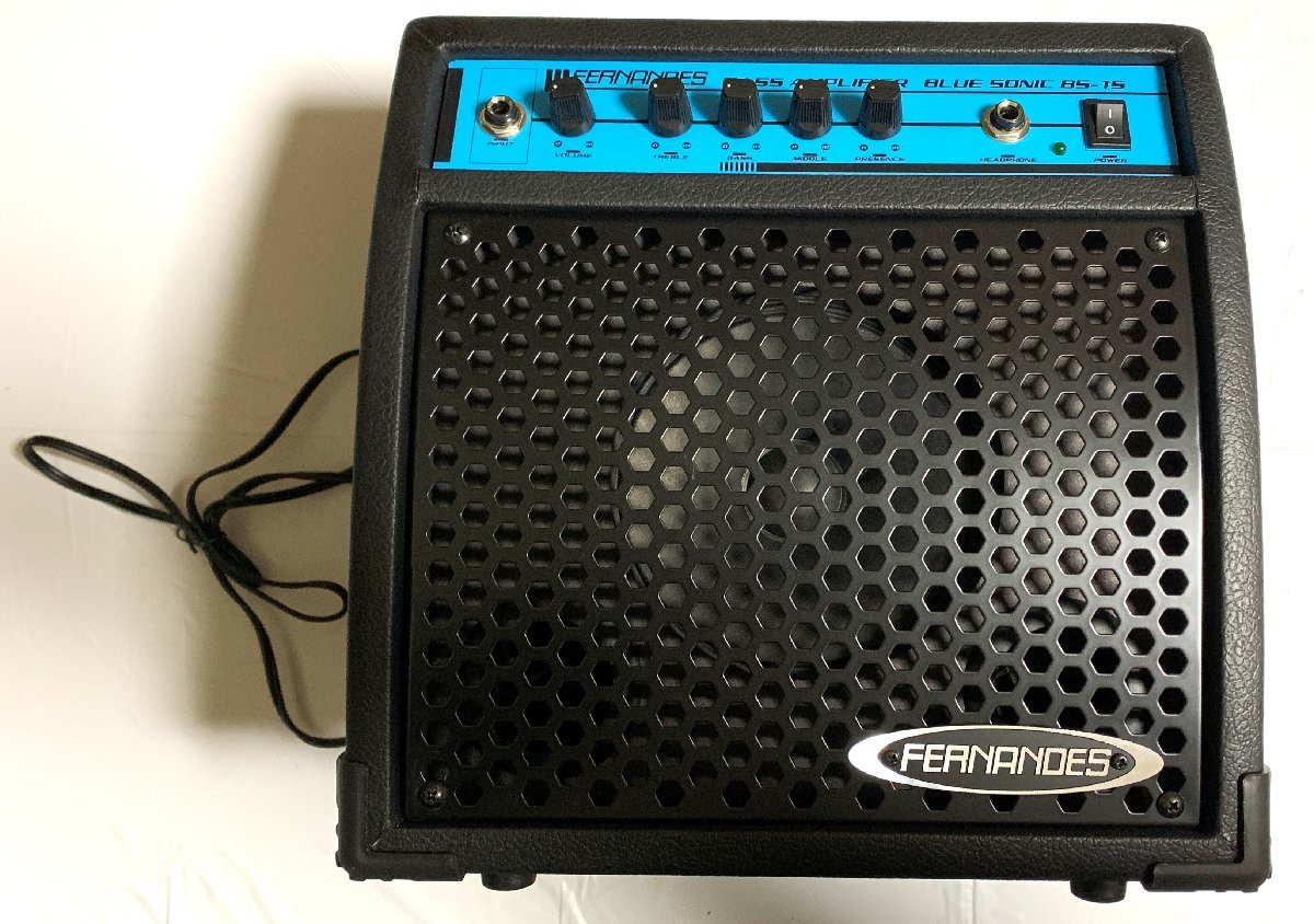 ＊FERNANDES BASS AMPLIFIER BLUE SONIC BS-15 ベースアンプ_画像2