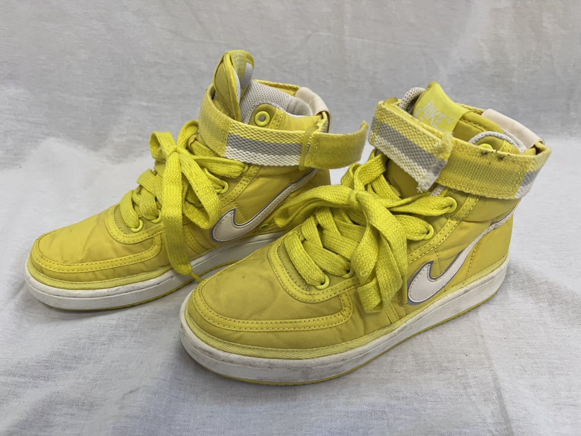 ナイキ バンダル ハイ サプリーム ヴィンテージ 23cm Vandal High Supreme VNTG 325317-700 Sonic Yellow/Sail/Wolf Grey NIKE_画像1