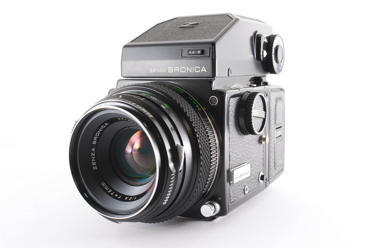 ZENZA BRONICA ゼンザブロニカ ZENZANON ETR AE-II 中判カメラ レンズ MC 1:2.8 f=75mm_画像2