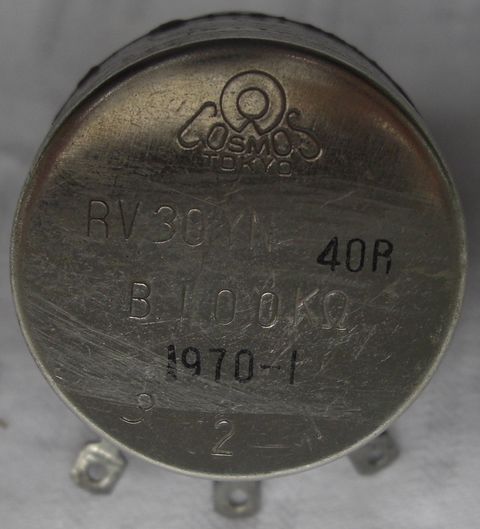  Tokyo Cosmos / volume line rheostat RV-30YN::B100KΩ5 piece 1. unused!!No5