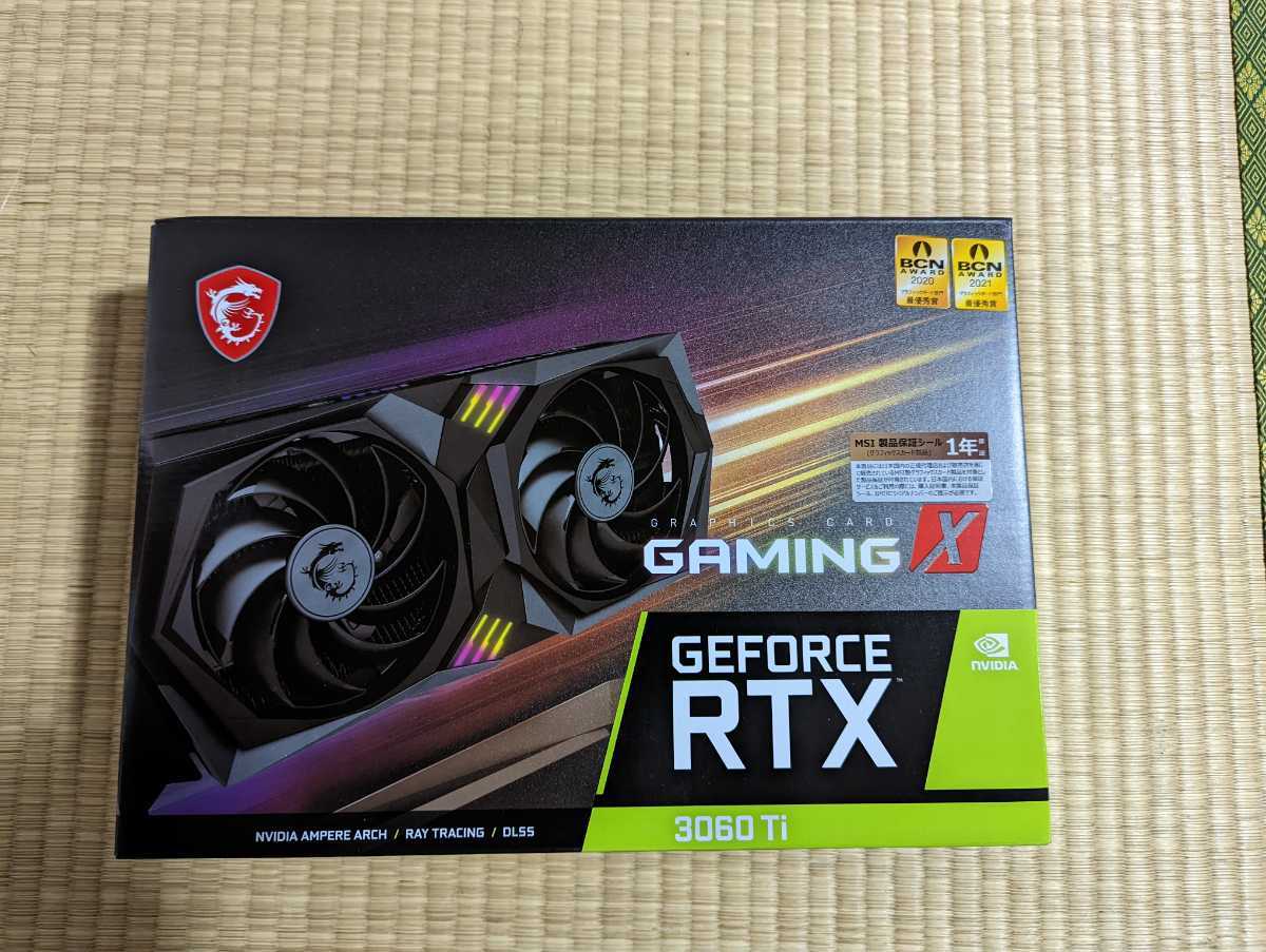 MSI GeForce RTX 3060 Ti GAMING X 8G LHR グラフィックスボード www