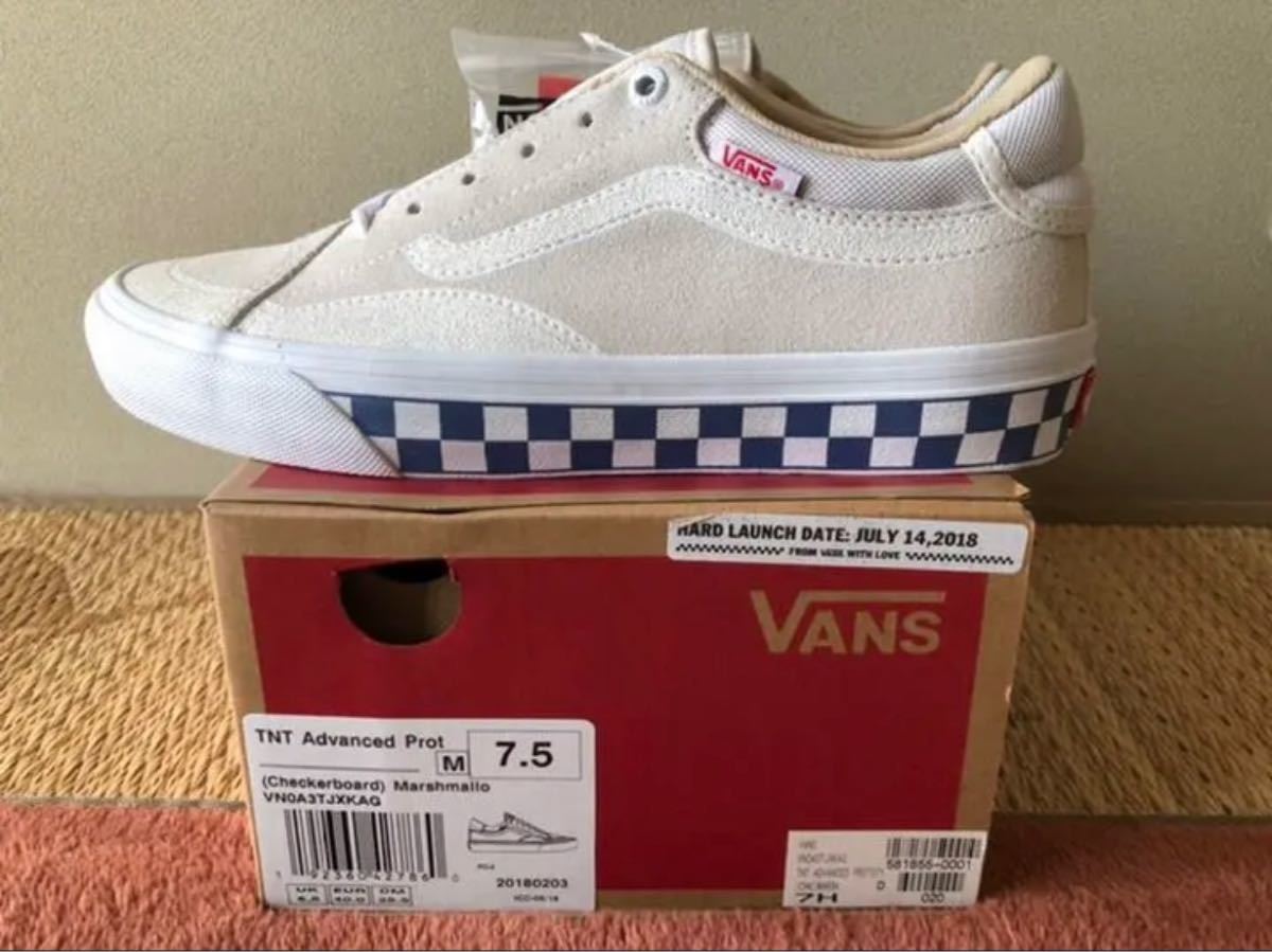 ※値下げ★送料込【未使用】VANS TNT アドバンスドプロトタイプ グレー×白 25.5cm 希少限定モデル