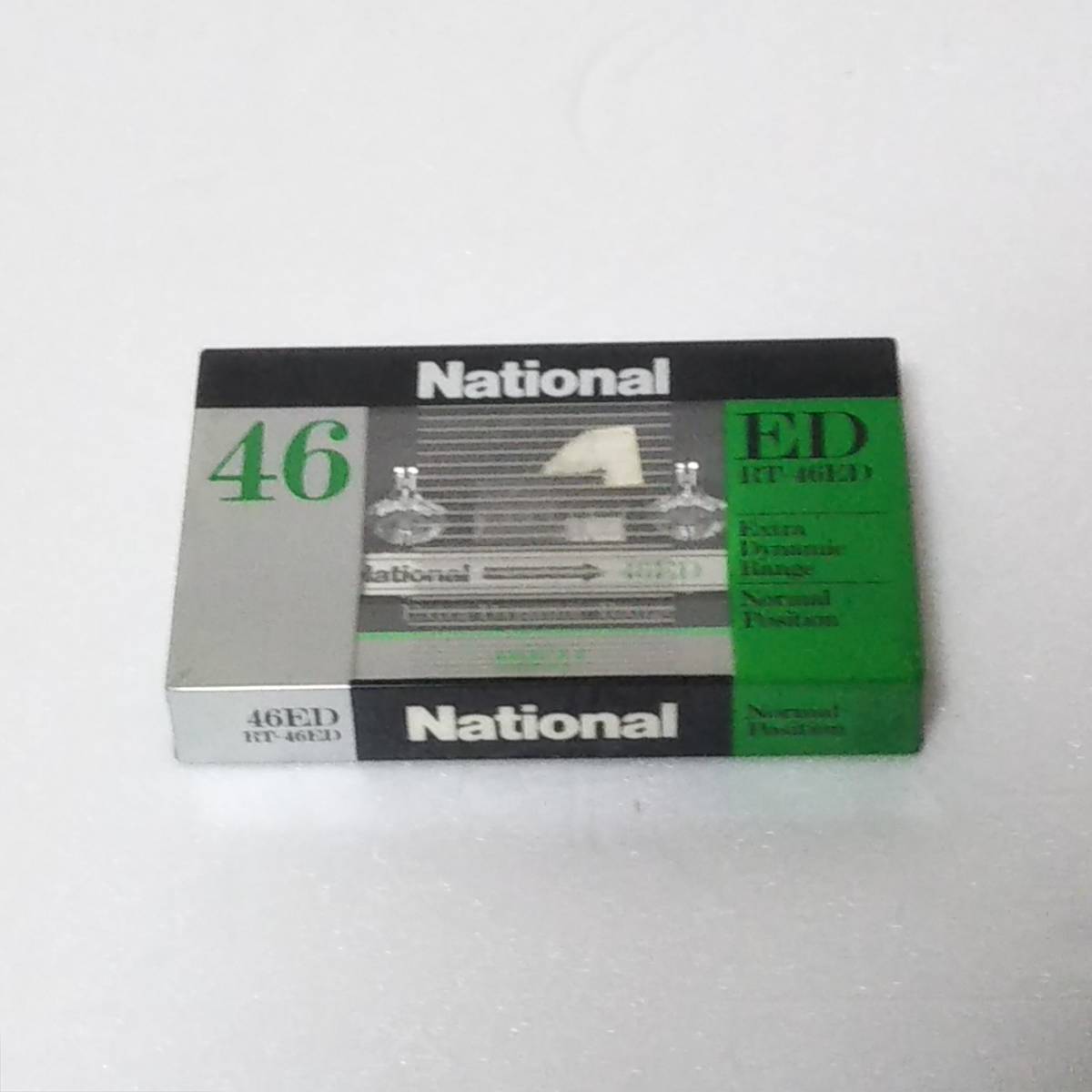 未開封品 国際ブランド ナショナル National ED RT-46ED ノーマルポジション カセットテープ 46分 オープニング