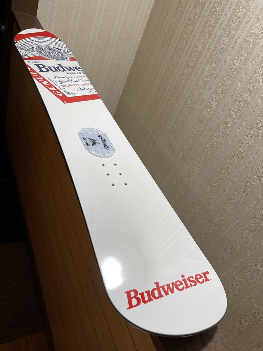 新作 【送料込み】Budweiser 未使用品 板 スノーボード バドワイザー 