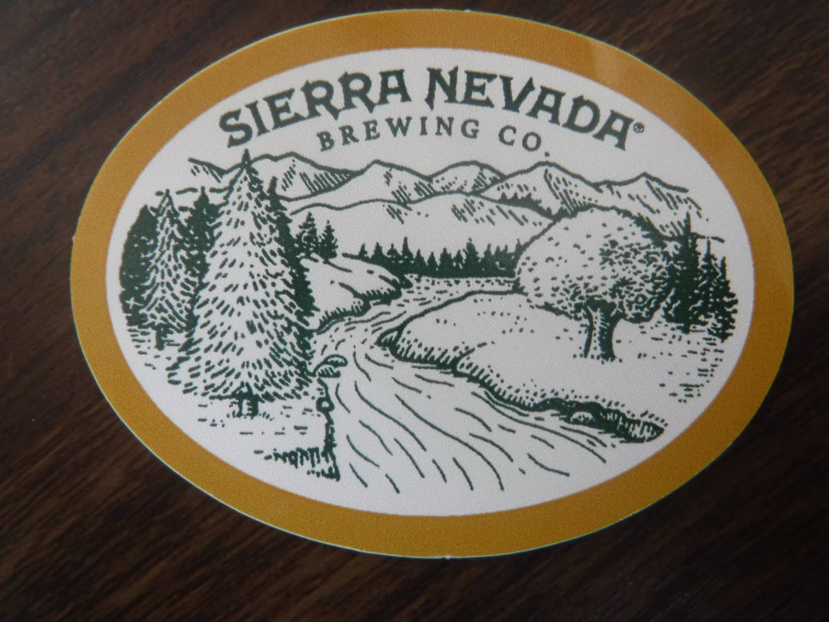 ◆◇◆新品U.S.限定シエラネヴァダ【Sierra Nevada Brewing Company】NO.1クラフトビール本物ovalステッカー限定品◆◇◆_画像1