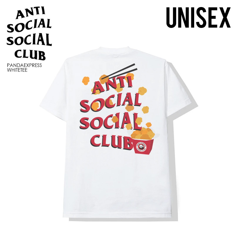 新品 ANTI SOCIAL SOCIAL CLUB アンチソーシャルソーシャルクラブ PANDA EXPRESS WHITE TEE パンダエクスプレス ホワイト Tシャツ MENS(S)