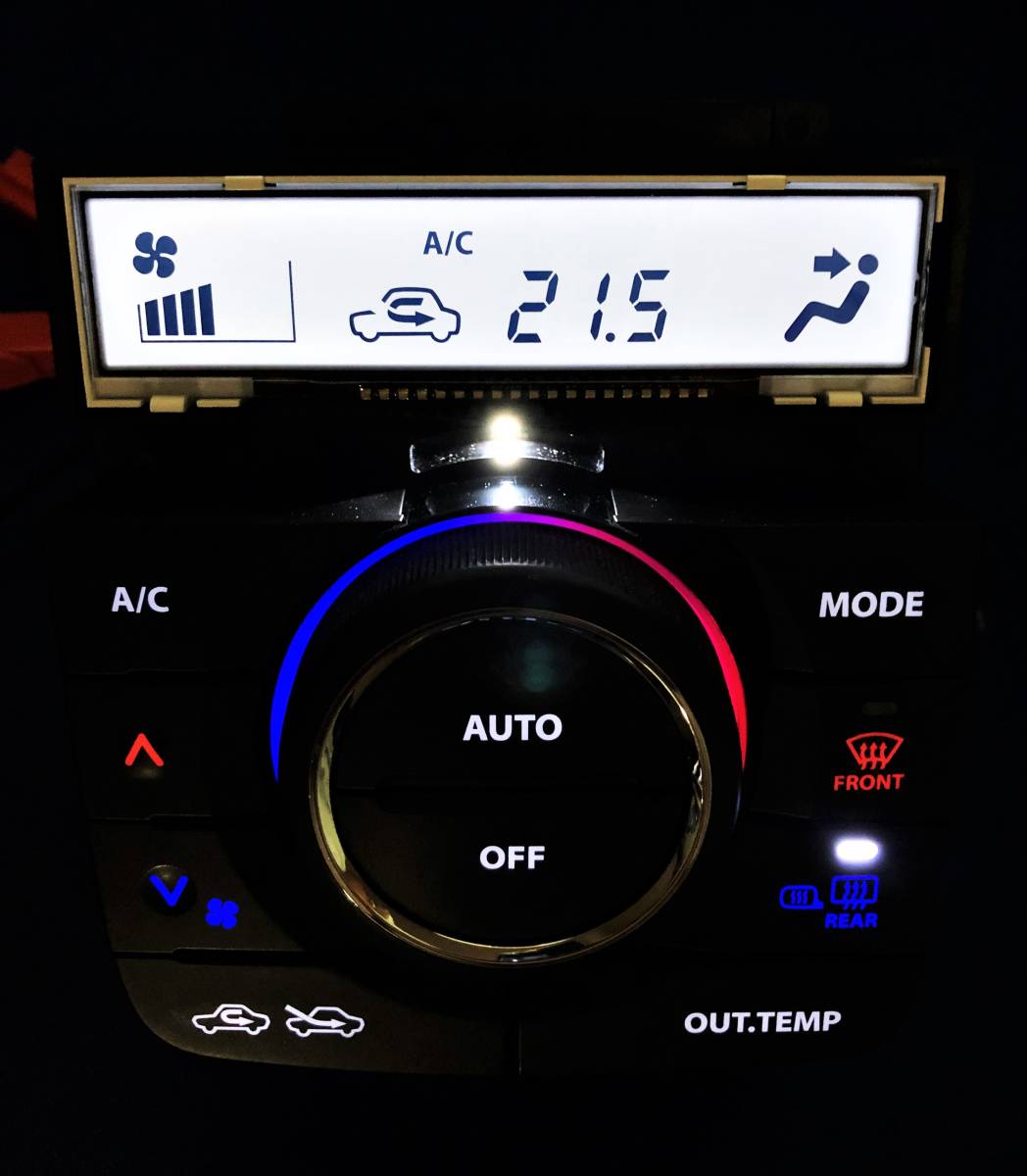 スペーシア カスタム MK32S LED打ち換え済み エアコンパネル 4WD車用(スズキ用)｜売買されたオークション情報、yahooの商品情報