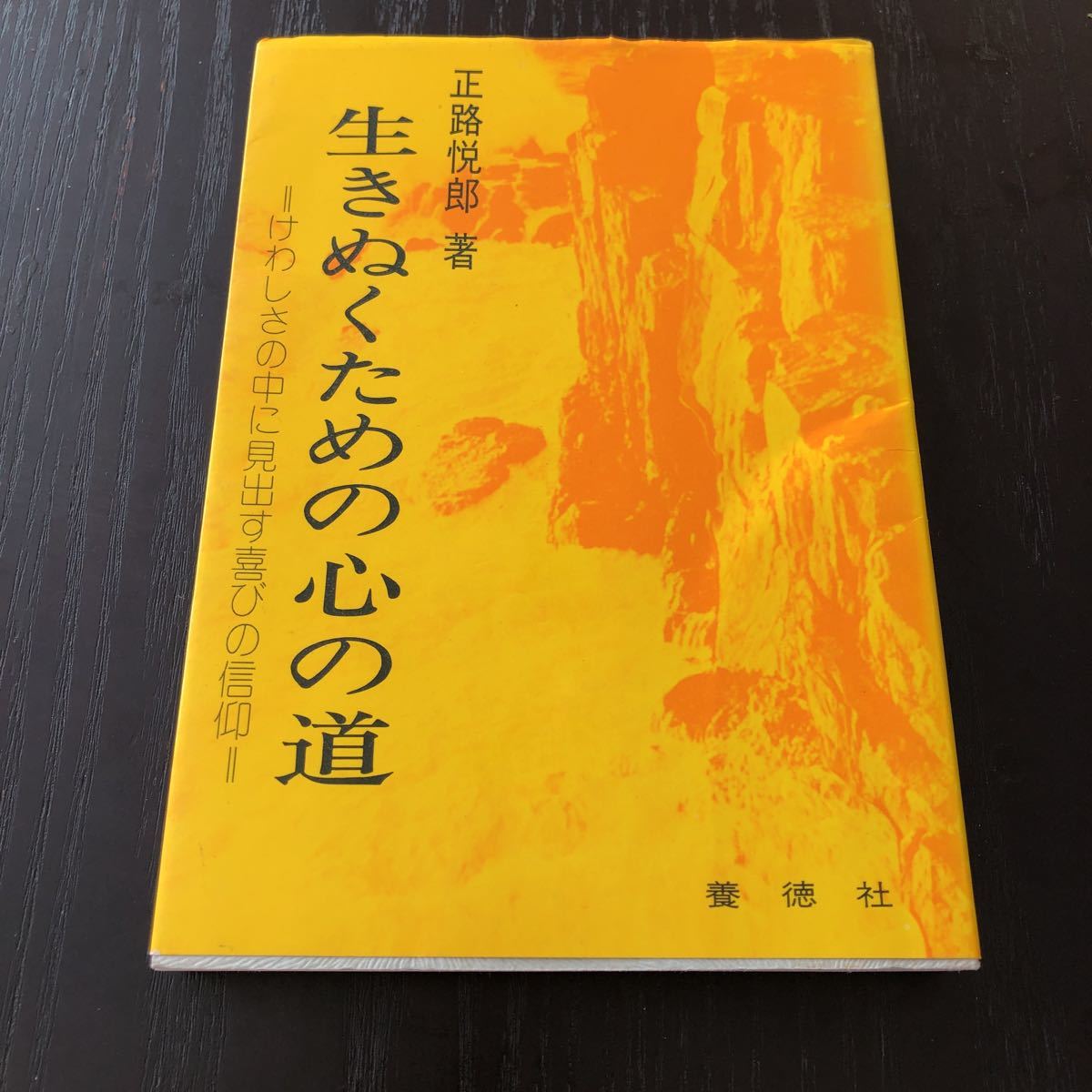 ウ57 生きぬくための心の道 正路悦郎 養徳社 小説 信心 胎教 信仰 小説 古典_画像1