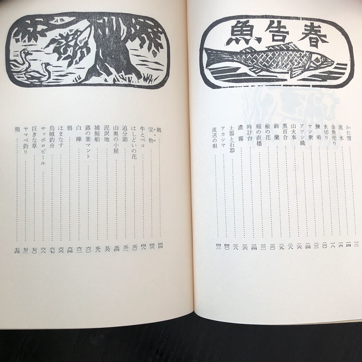 オ80 北海道繪本 さろるん書房 更科源蔵 川上澄生 小説 画版 木版 _画像3