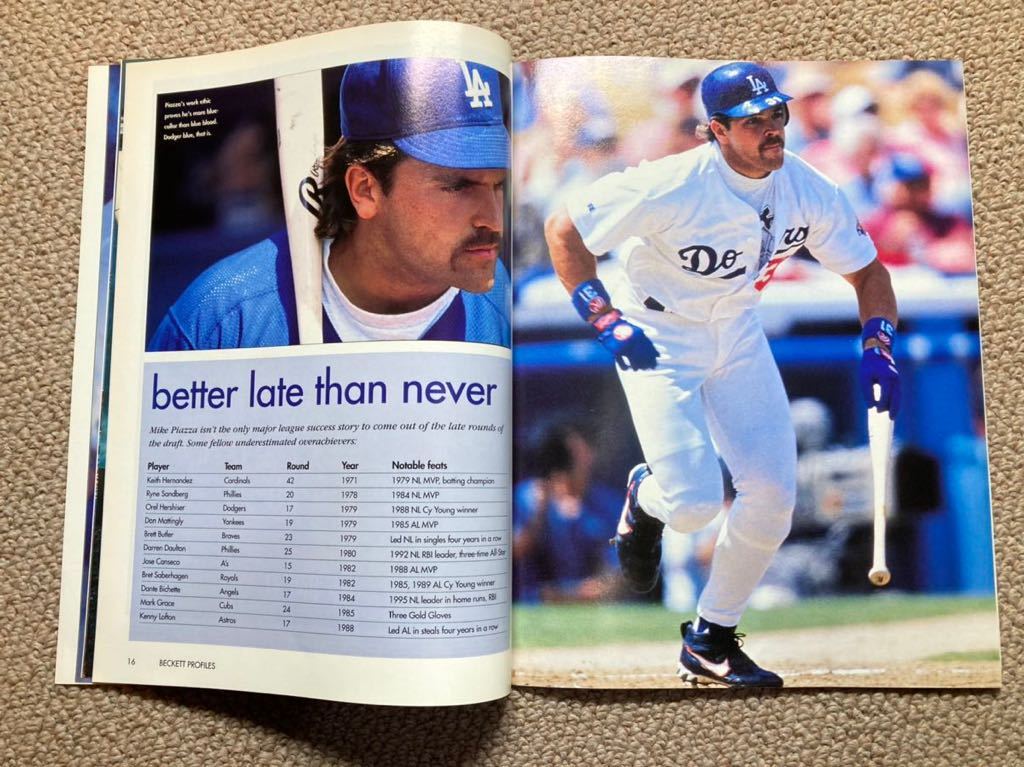 《最終値下》【MLB】440・米野球雑誌　『マイク・ピアッツァ』　１９９７年　ロサンゼルス・ドジャース_画像6