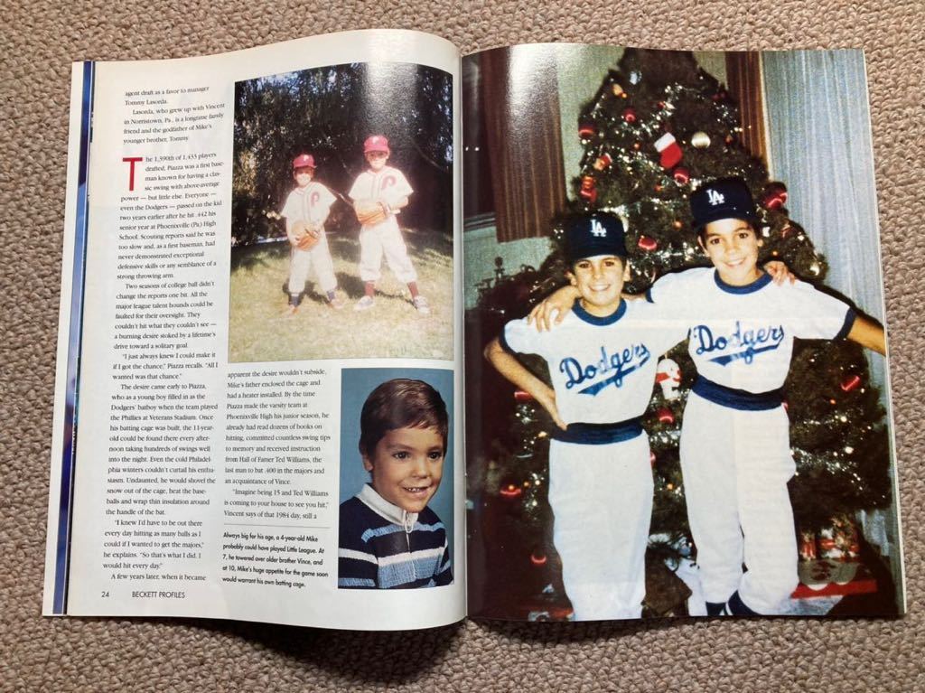 《最終値下》【MLB】440・米野球雑誌　『マイク・ピアッツァ』　１９９７年　ロサンゼルス・ドジャース_画像9