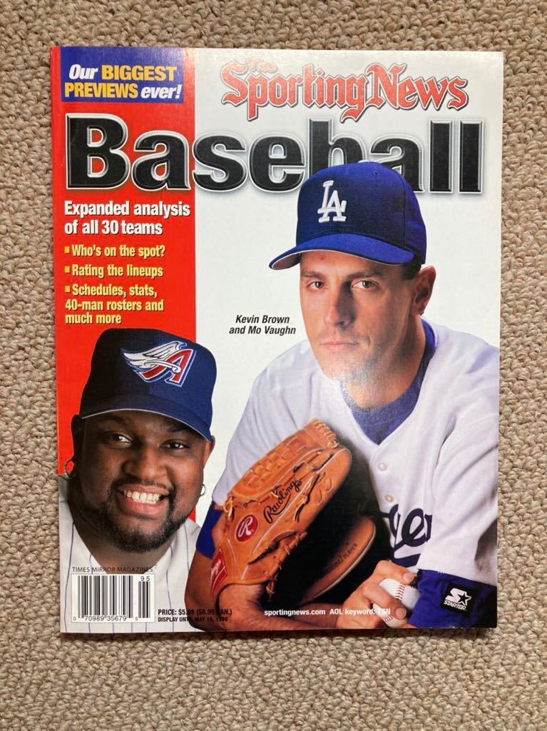 《最終値下》【MLB】442・1999年　米野球雑誌『baseball』　モー・ボーン_画像1