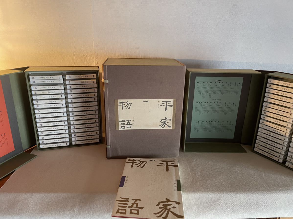 NHK 古典購読 平家物語 カセット テープ 全65巻揃 大全集 まとめ NHK 古典購読 平家物語 カセット テープ 全65巻揃 大全集 まとめ