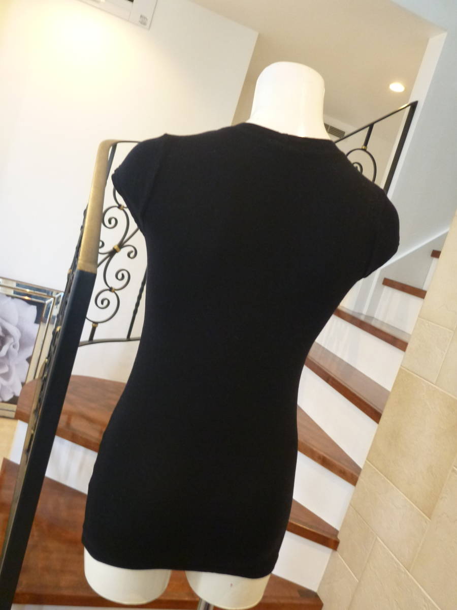 美品 Denny Rose デニーローズ 半袖 好評受付中 カットソー S ウエストリボン