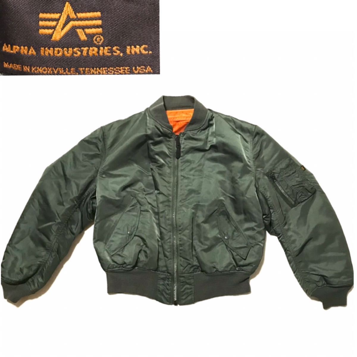 1980s〜90s ALPHA INDUSTRIES MA-1 USA製 XL