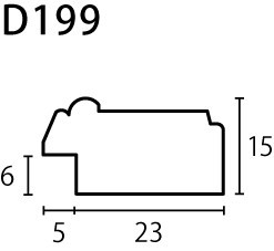 賞状額縁 許可証木製フレーム D199 尺七大・Ａ４サイズ_画像2