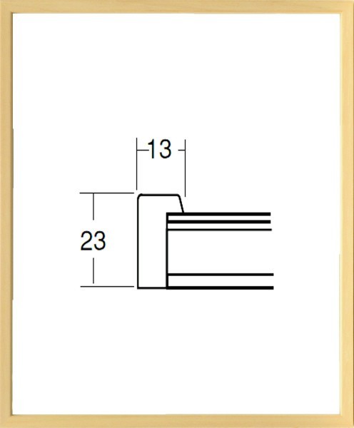 デッサン用額縁 木製フレーム UVカットアクリル付 5767N 大全紙サイズ