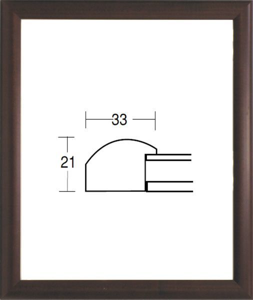 デッサン用額縁 木製フレーム 5021 三三サイズ マホ-
