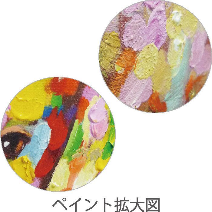 油彩画 洋画 肉筆絵画 （ 油絵額縁付きで納品対応可 ） オイル ペイント アート「ドッグ＆パロット」_画像2