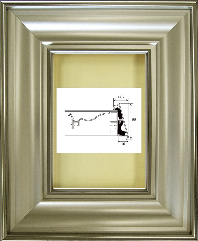油絵/油彩額縁 アルミフレーム 6269 サイズM25号-