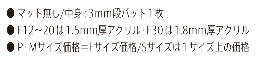 水彩用額縁 アルミフレーム HVL 宗達(そうたつ) サイズF12号_画像5