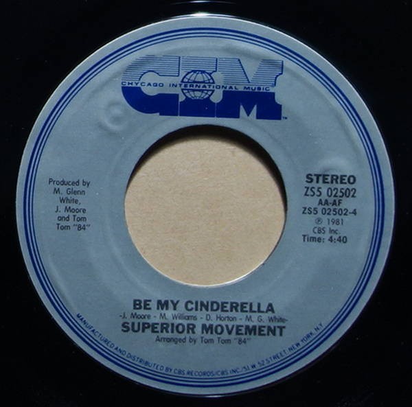 Soul/Funk◆Superior Movement - For You / Be My Cinderella◆マイナーレーベル◆7inch/7インチ/試聴可/超音波洗浄_画像2