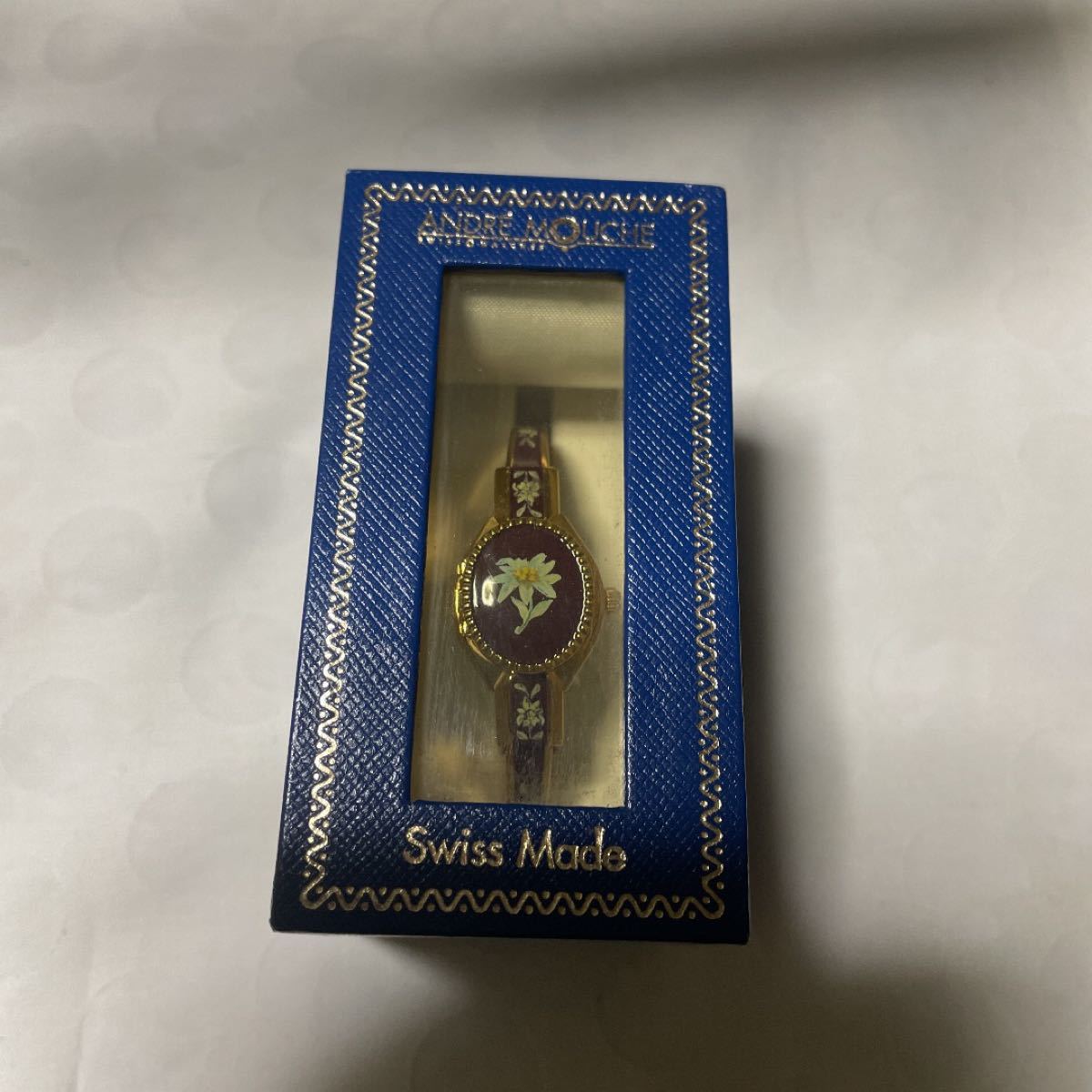 スイス Andre Mouche エーデルワイス ブレスレットウォッチ スイス Andre Mouche エーデルワイス ブレスレットウォッチ